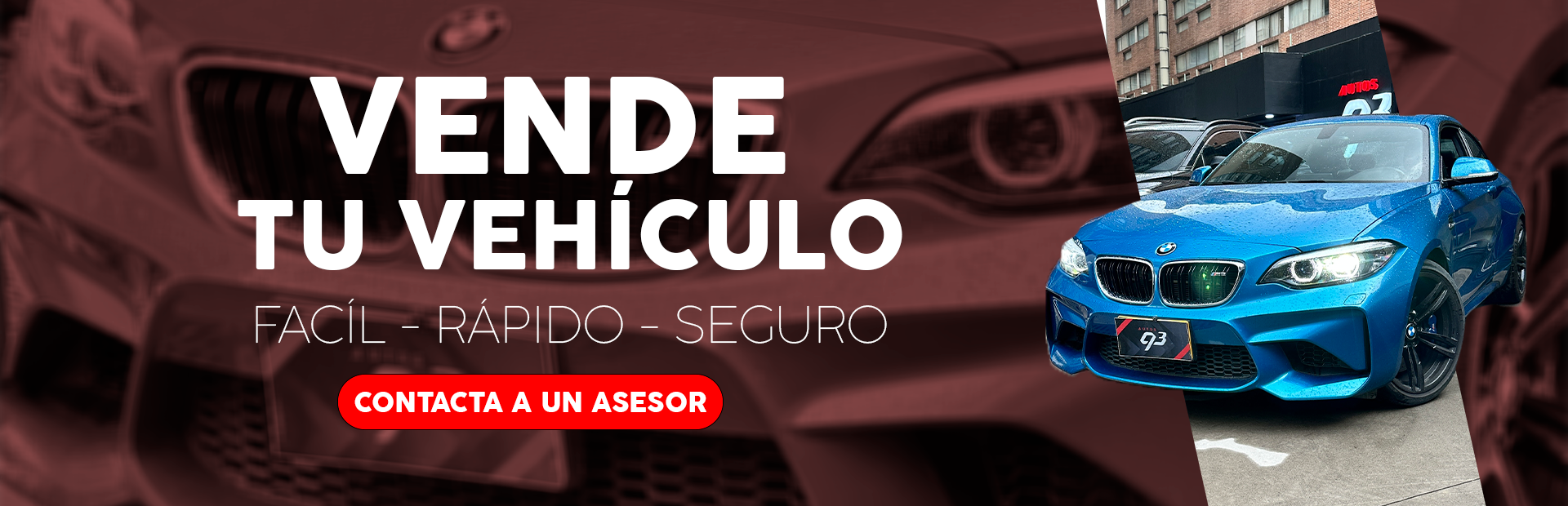 Vende tu vehículo de alta gama en Autos 93 Bogotá